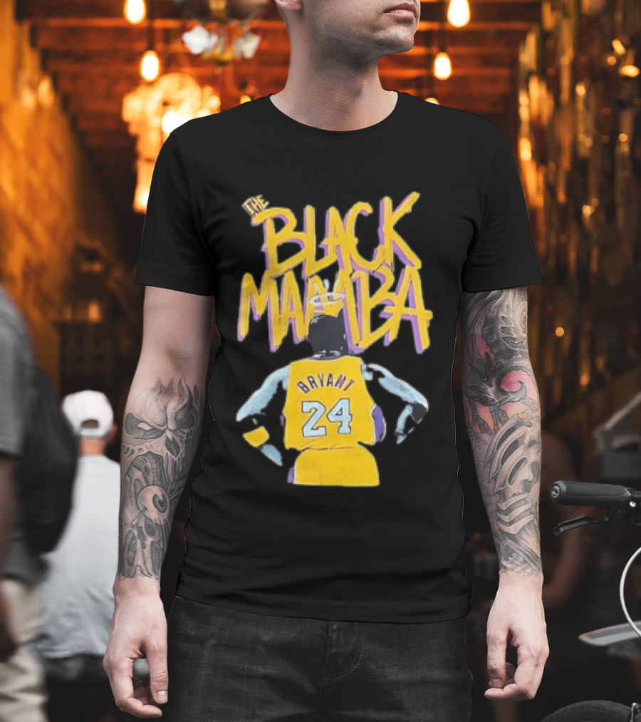 The Black Mamba Bryant 24 Los Angeles Lakers T-Shirt