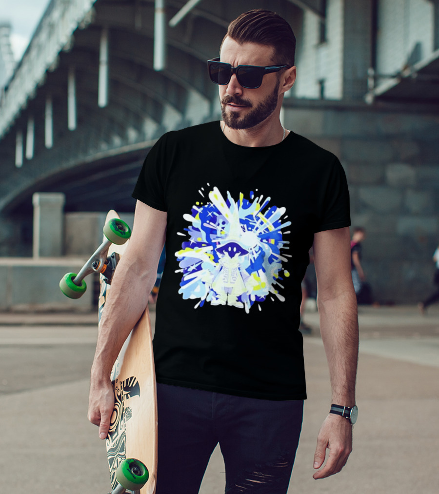 Vivi Ornitier Final Fantasy Black Mage Magic Stars Explosion T-Shirt