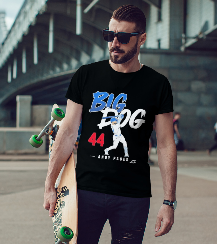 MLB Los Angeles Dodgers Andy Pages 44 Big Dog T-Shirt