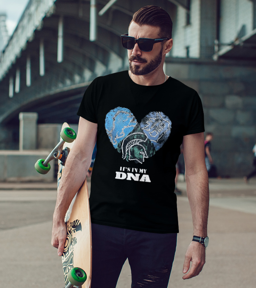 Heart Fingerprint Dog Breed Lover It's In My DNA T-Shirt