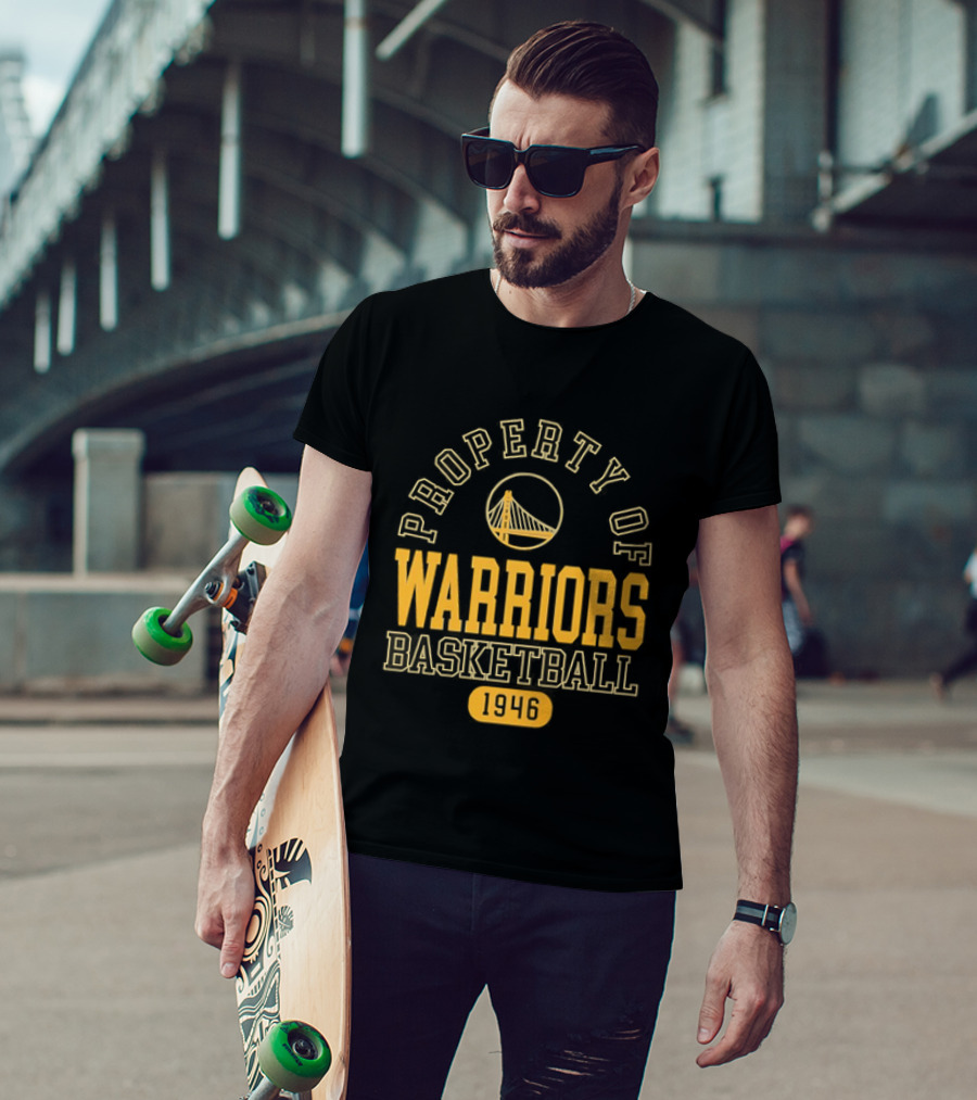 Property Of Warriors Basketball 1946 Golden State Iconic Team Heritage T-Shirt