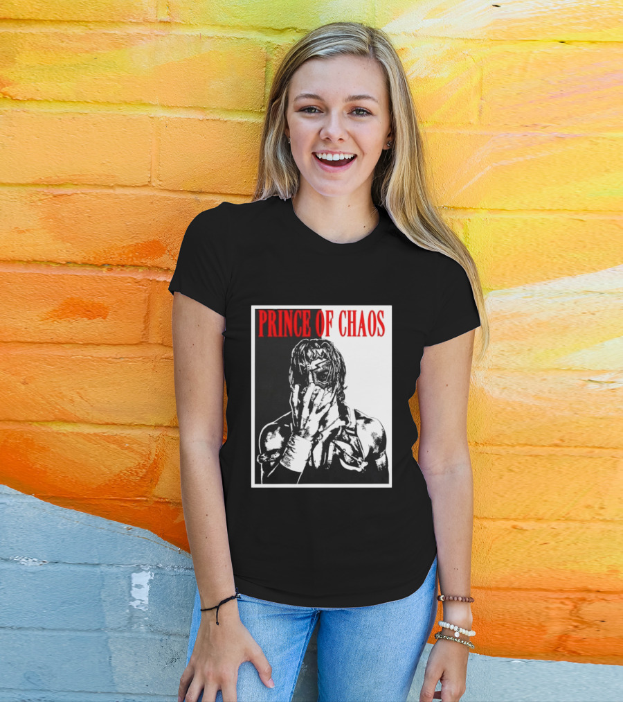 Shado Jr Prince Of Chaos Wrestling Lucha Libre Masked Wrestler T-Shirt