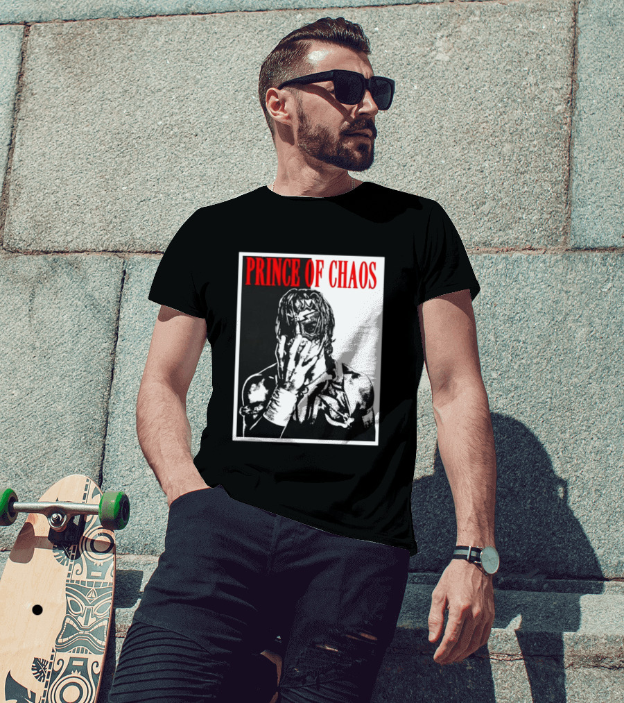 Shado Jr Prince Of Chaos Wrestling Lucha Libre Masked Wrestler T-Shirt