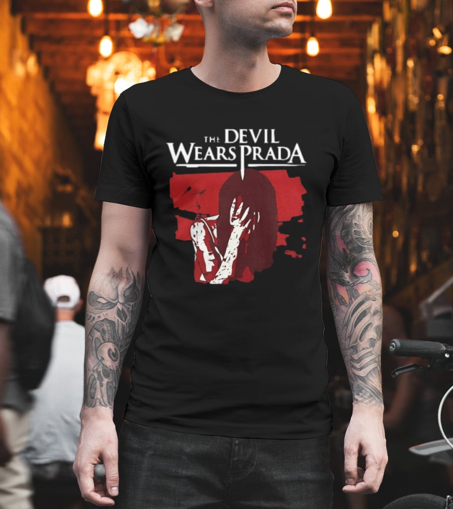 The Devil Wears Prada Crying Girl Red T-Shirt