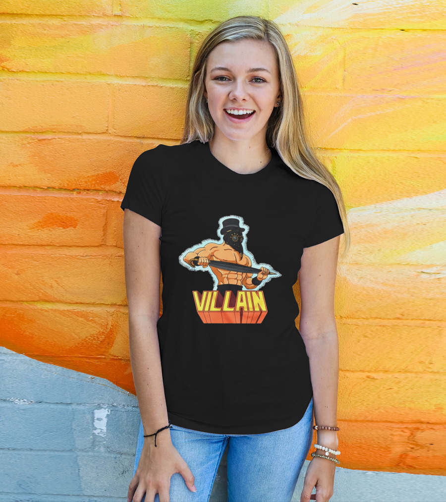 Villain Plague Doctor Warrior With Sword T-Shirt