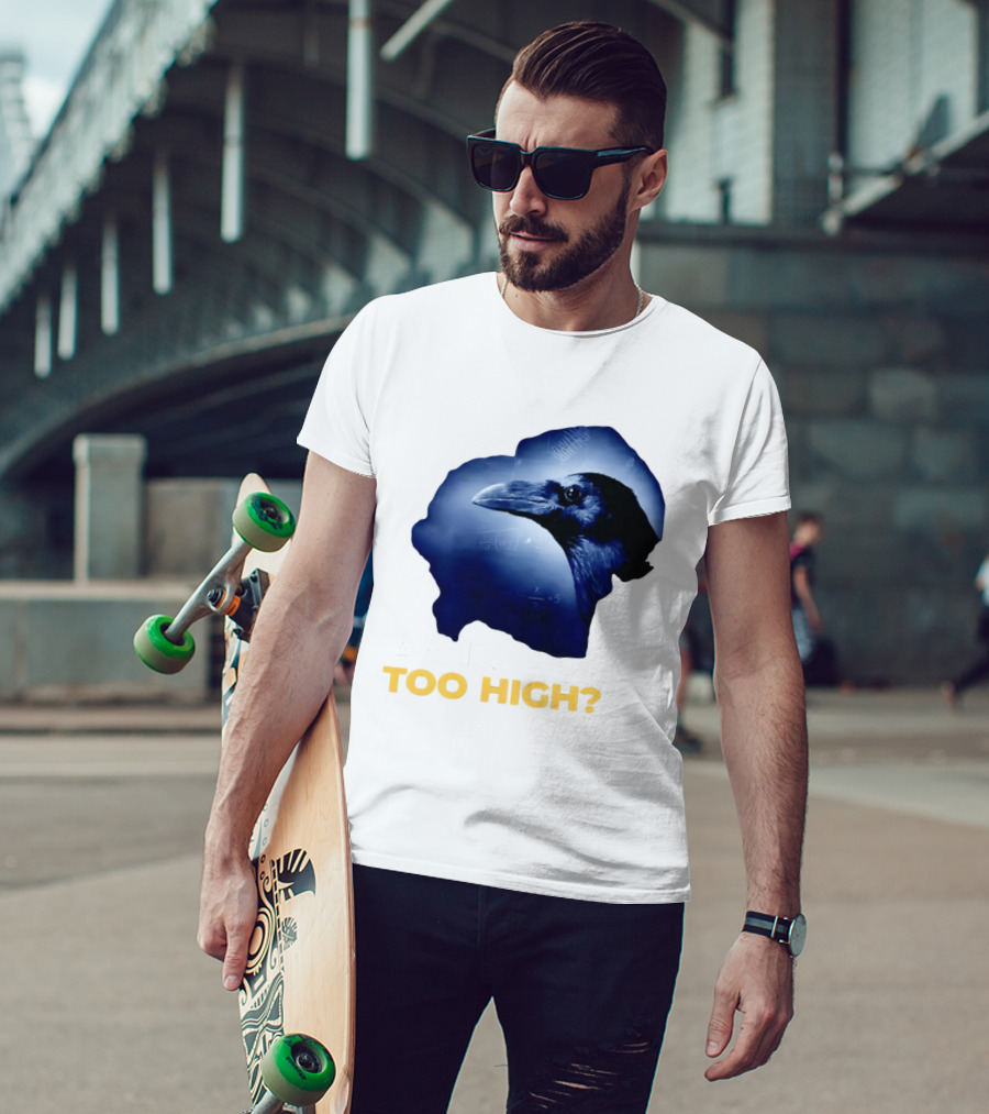 An IQ Too High Raven Sarcasm Meme T-Shirt