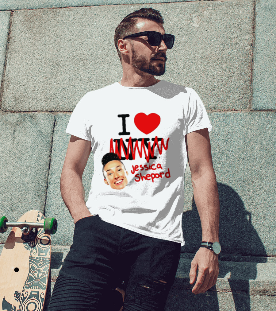 I Love NY Jessica Shepard Heartbeat T-Shirt