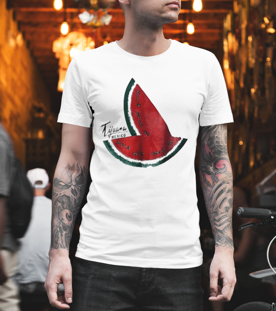 Tijuana Mexico Watermelon Summer Snack Souvenir T-Shirt