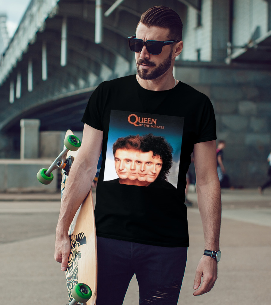 Queen The Miracle Album Cover Art May 1989 Release T-Shirt