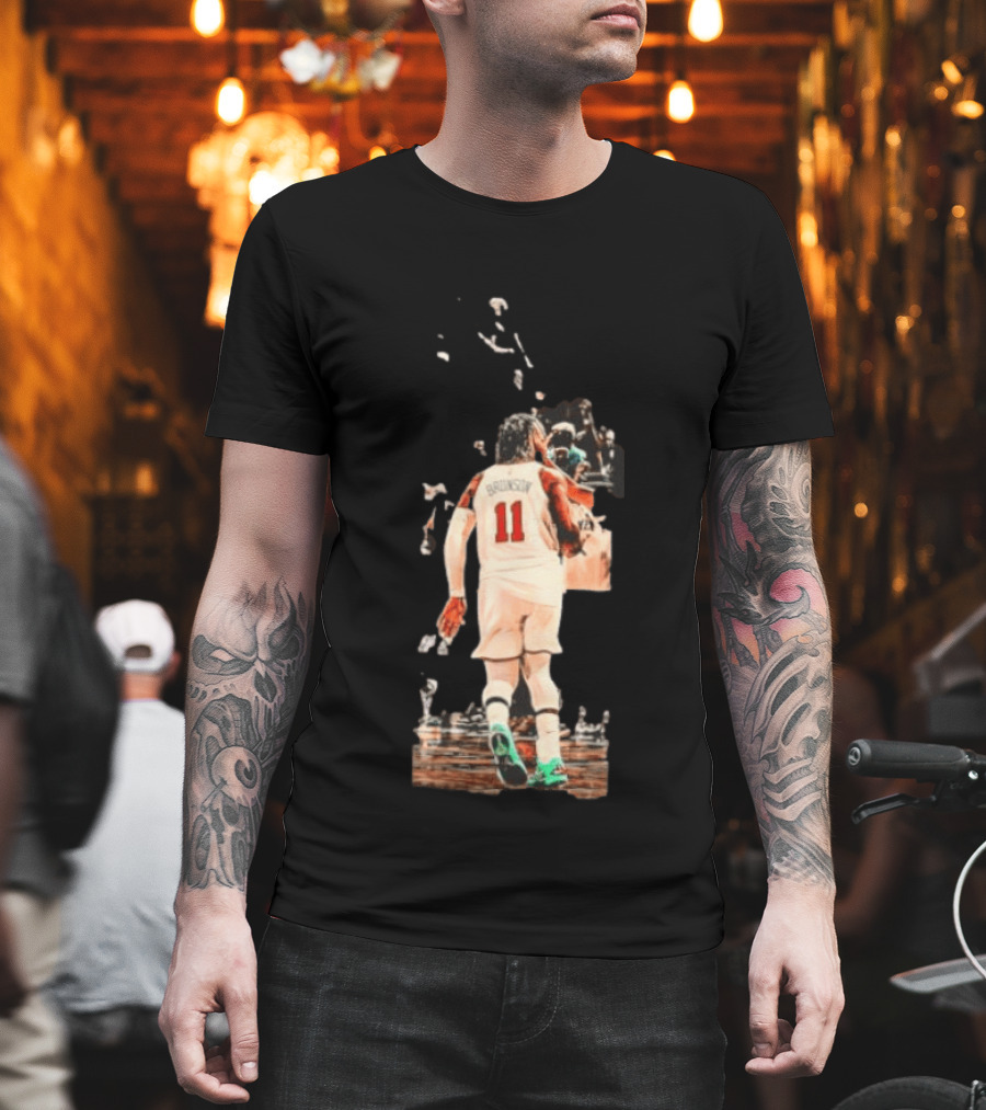 Jalen Brunson New York Knicks NBA Player Number 11 T-Shirt