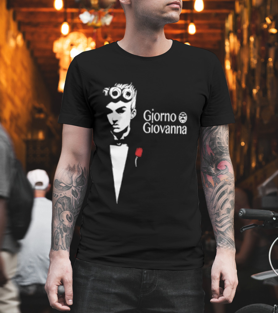 JoJo's Bizarre Adventure Giorno Giovanna Godfather T-Shirt