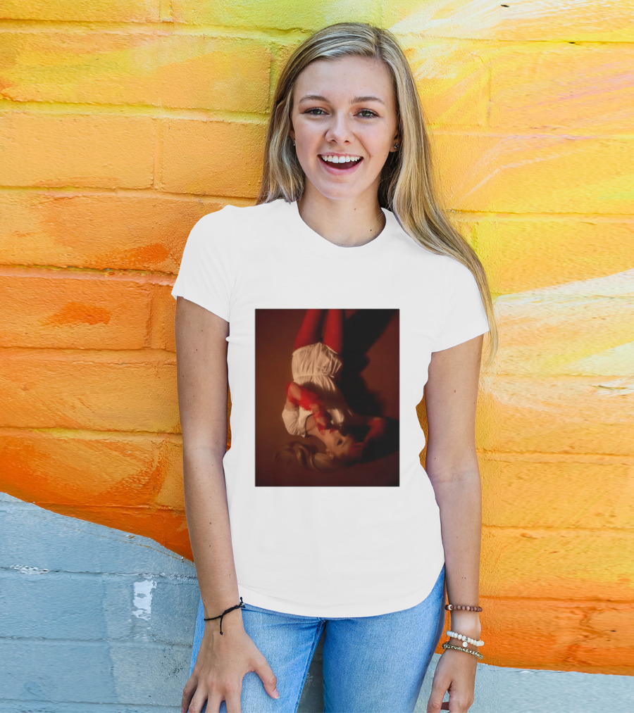 Ariana Grande Red And White Eternal Sunshine Aesthetic T-Shirt