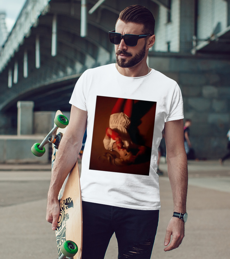 Ariana Grande Red And White Eternal Sunshine Aesthetic T-Shirt