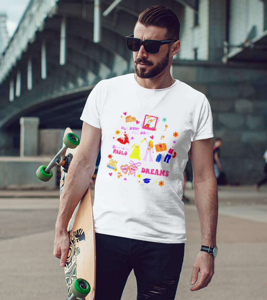 Lizzie McGuire Dreams Are Made Of Hey Now Hey Now Sing To Me Paolo T-Shirt