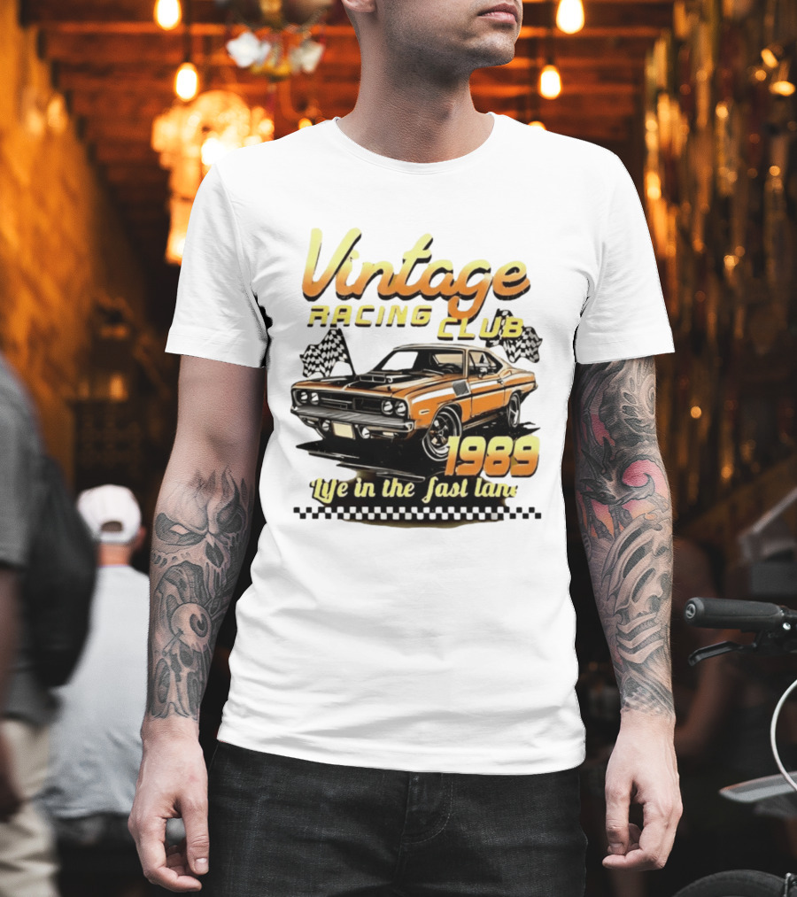Vintage Racing Club 1989 Life In The Fast Lane T-Shirt