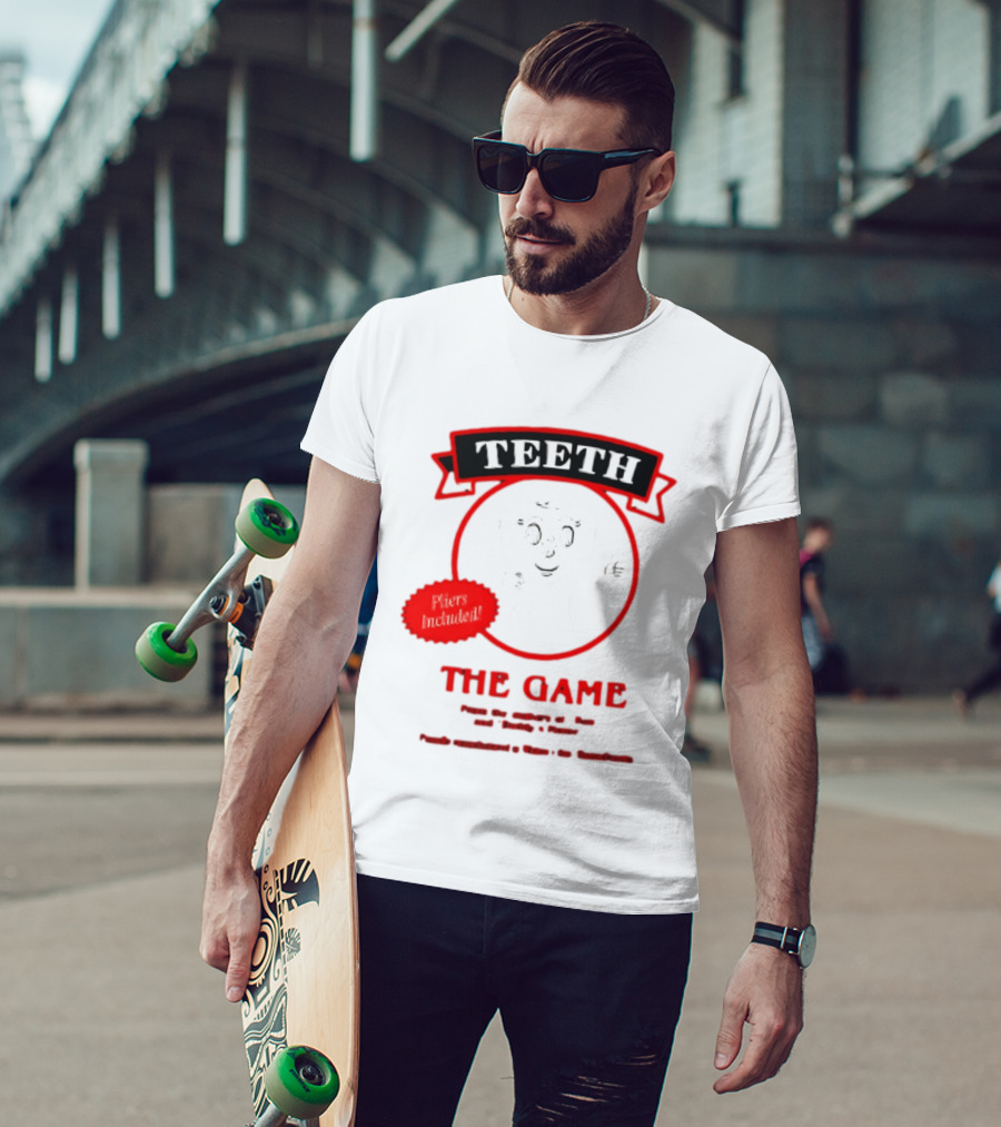 Teeth The Game Pliers Included From The Authors Of Widow's Bay Board Game T-Shirt