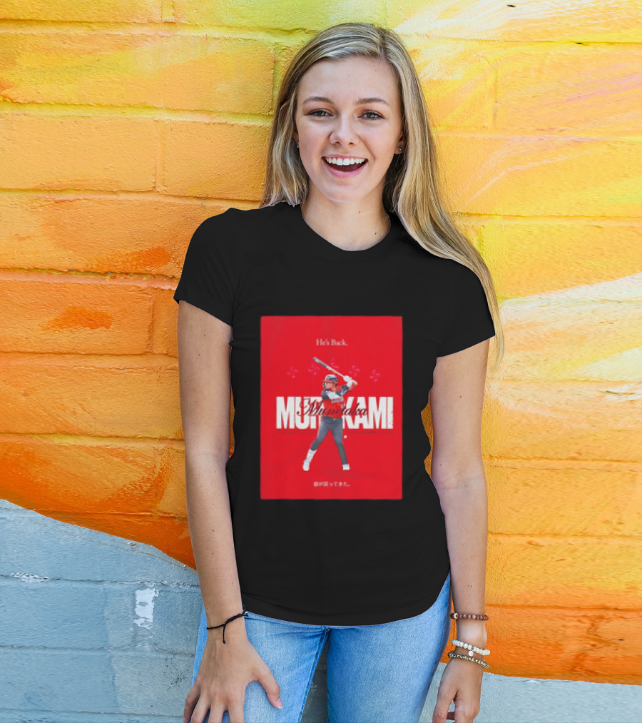 He's Back 2026 American League All Star Munetaka Murakami T-Shirt
