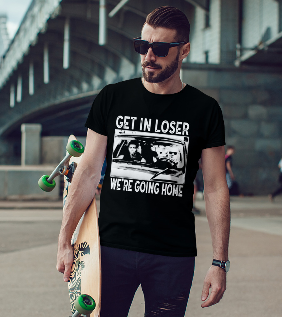 Erling Haaland Jude Bellingham Get In Loser We're Going Home Car Scene Image T-Shirt