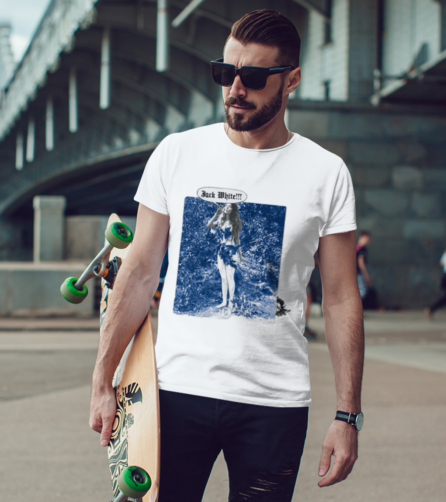 Jack White No Name Tour 2026 Eden Blue Tone Forest Scene T-Shirt