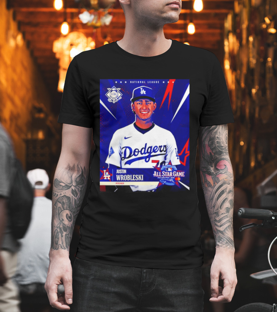 Justin Wrobleski Los Angeles Dodgers 2026 All Star Game National League T-Shirt