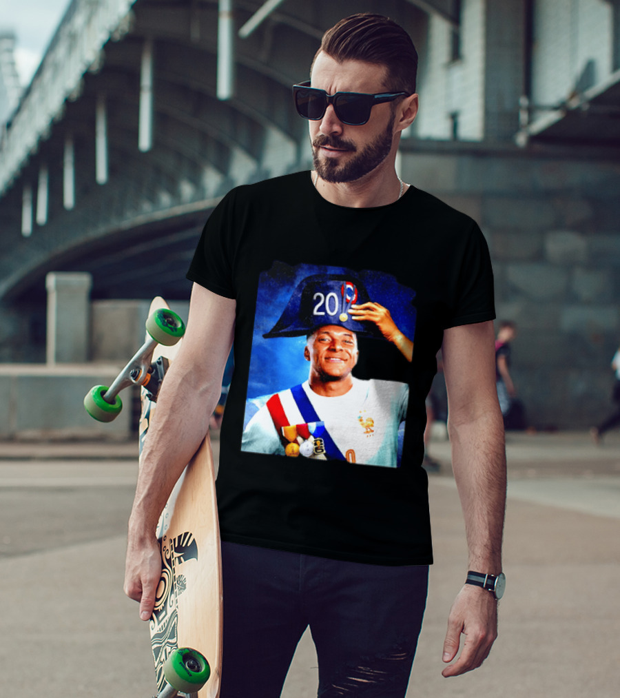 Kylian Mbappé France National Team 2026 Captain No 20 Napoleon Hat T-Shirt