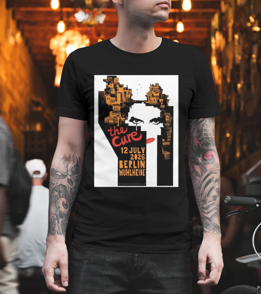 The Cure 12 July 2026 Berlin Wuhlheide Event Limited Edition T-Shirt