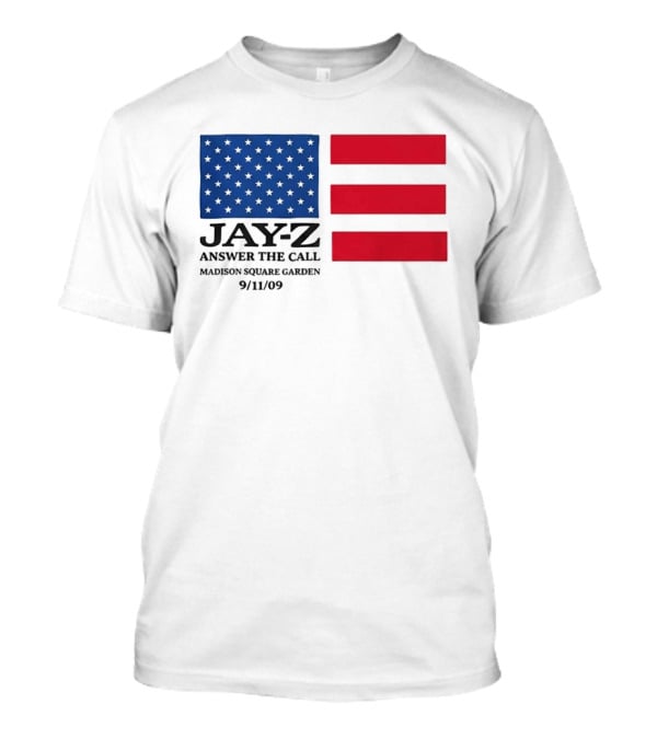 Jay Z Answer The Call Madison Square Garden 9/11/09 T-Shirt