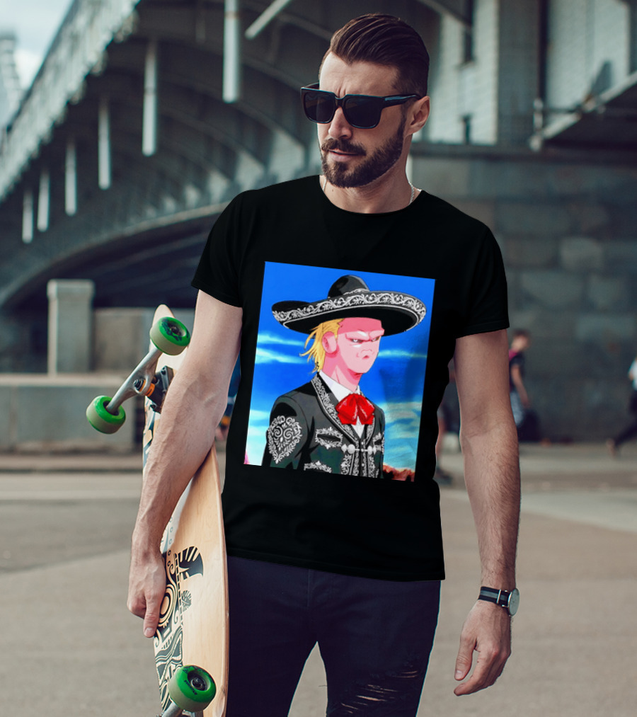 Majin Buu Mariachi Charro Dragon Ball Z Haaland Fusion T-Shirt