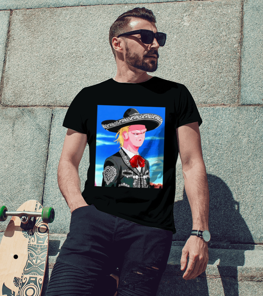 Majin Buu Mariachi Charro Dragon Ball Z Haaland Fusion T-Shirt