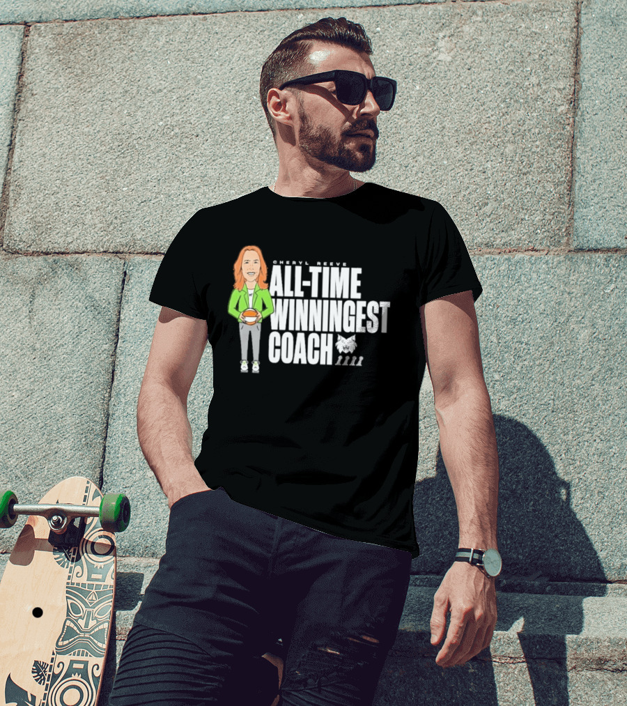Cheryl Reeve All Time Winningest Coach Iconic Basketball Champion Recognition T-Shirt