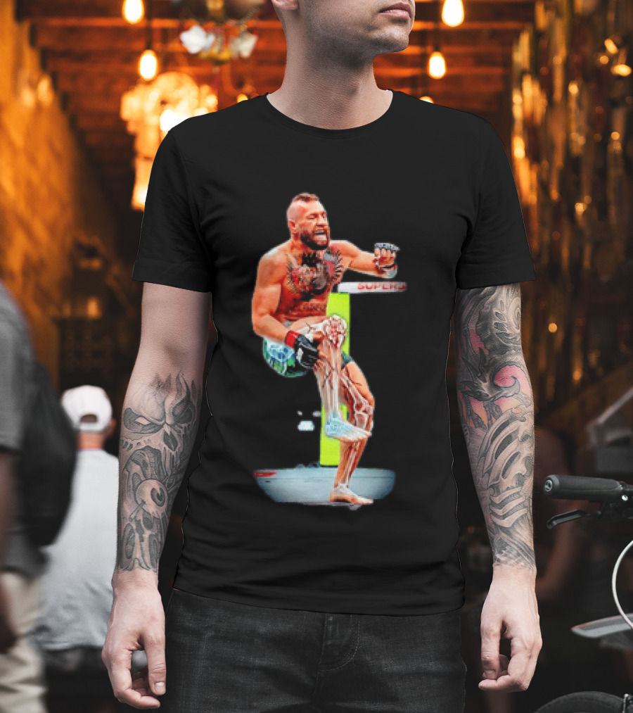 Conor McGregor One Minute Man Broken Leg UFC Fighter MMA Injury T-Shirt