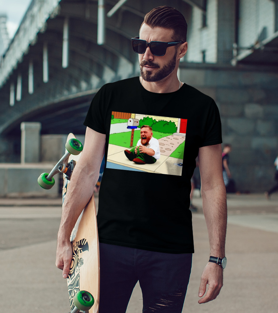 Family Guy Conor McGregor Laughing Curb Scene T-Shirt