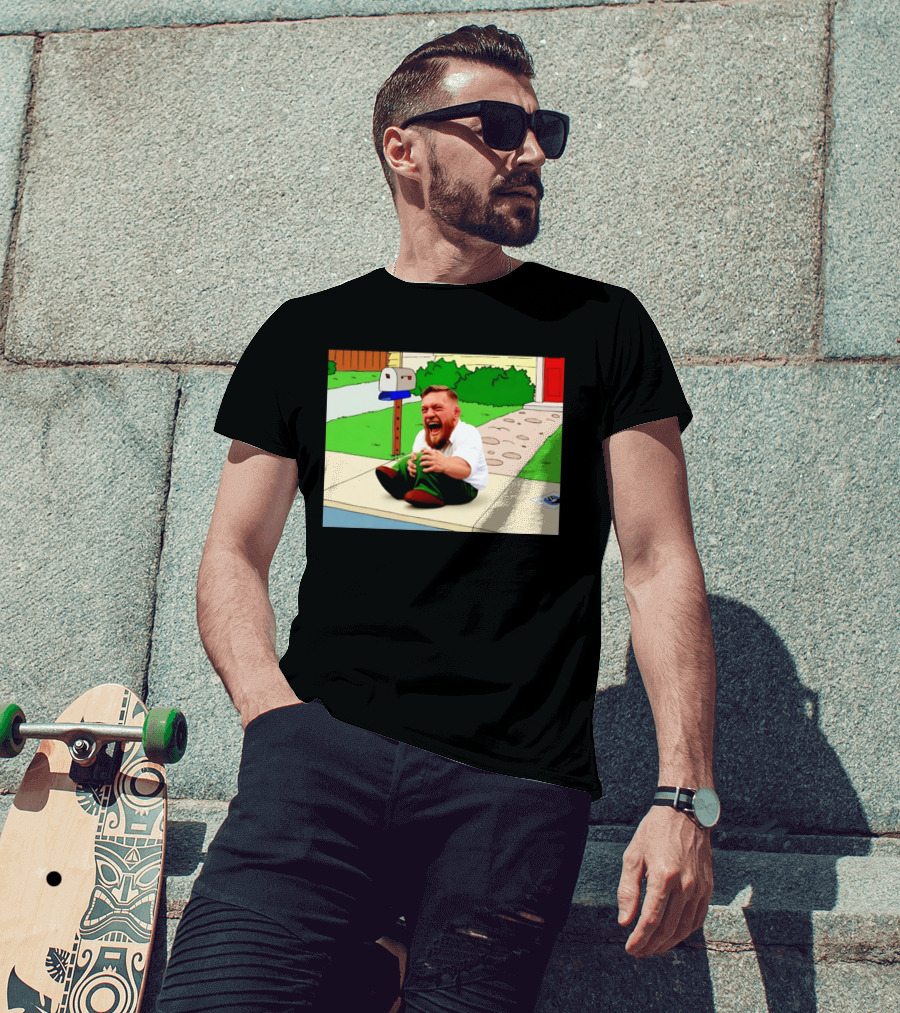 Family Guy Conor McGregor Laughing Curb Scene T-Shirt