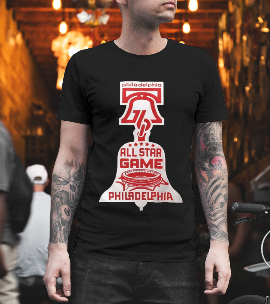 Philadelphia 76 All Star Game Liberty Bell Stadium T-Shirt