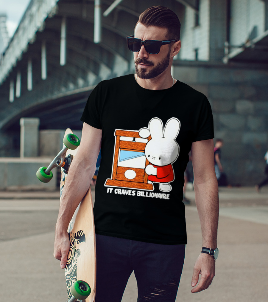 Miffy Guillotine It Craves Billionaire T-Shirt