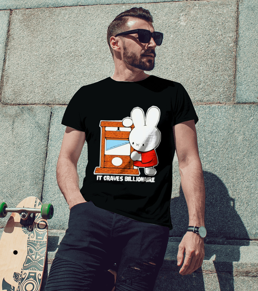 Miffy Guillotine It Craves Billionaire T-Shirt