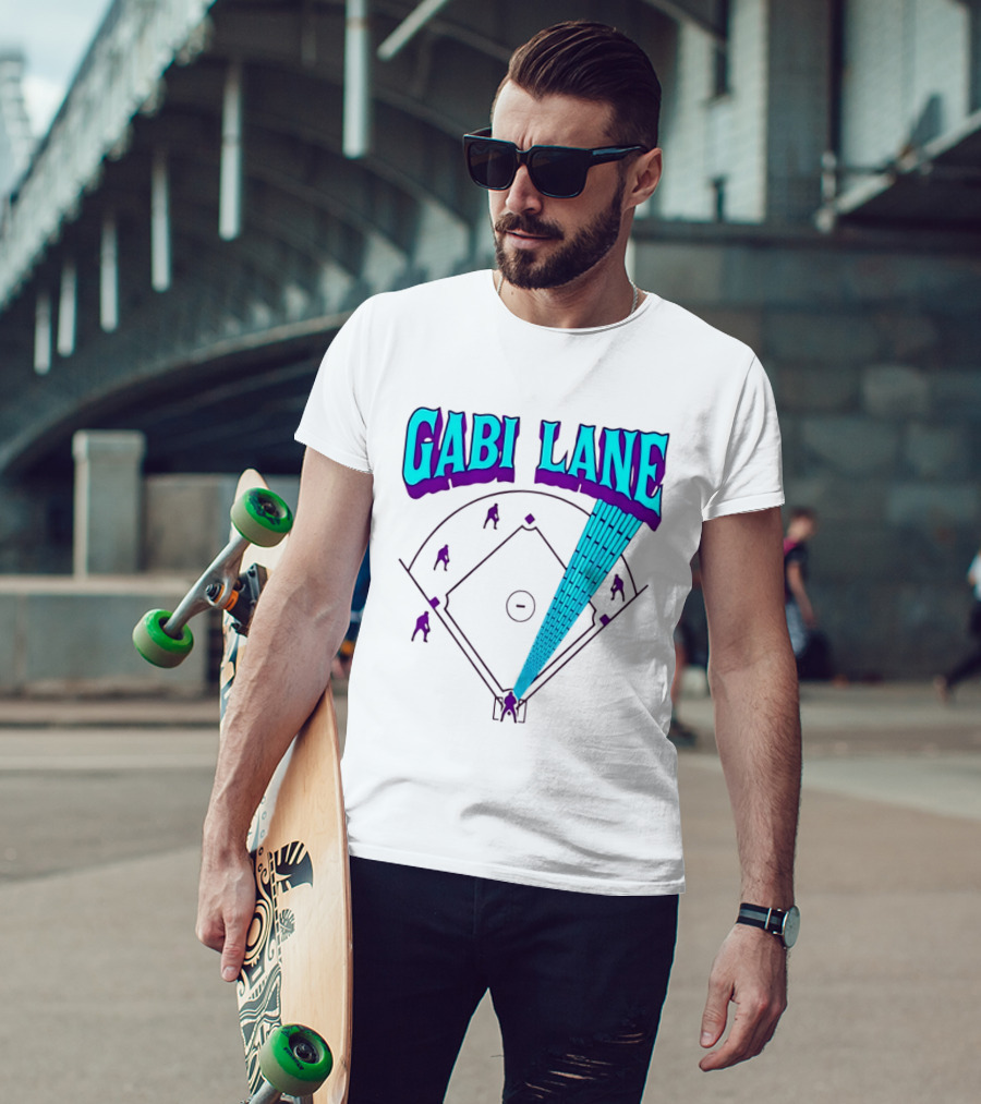 Gabi Lane Home Run Baseball Diamond T-Shirt