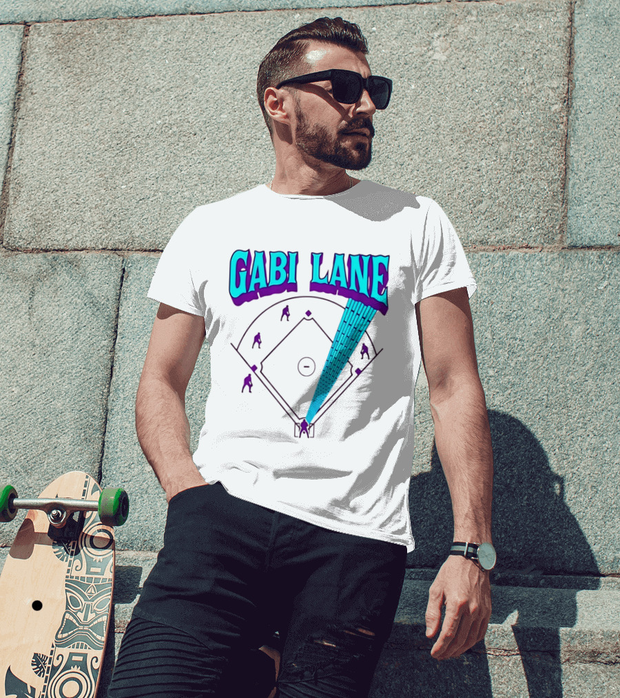 Gabi Lane Home Run Baseball Diamond T-Shirt