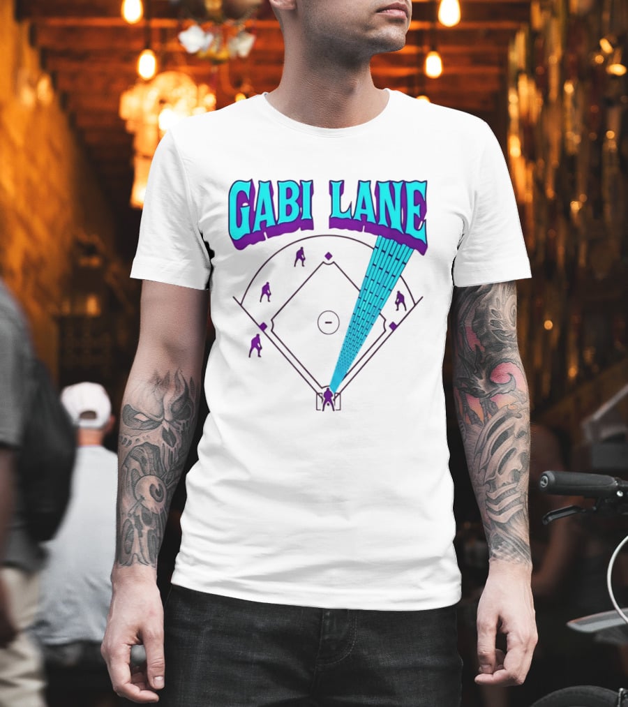Gabi Lane Home Run Baseball Diamond T-Shirt