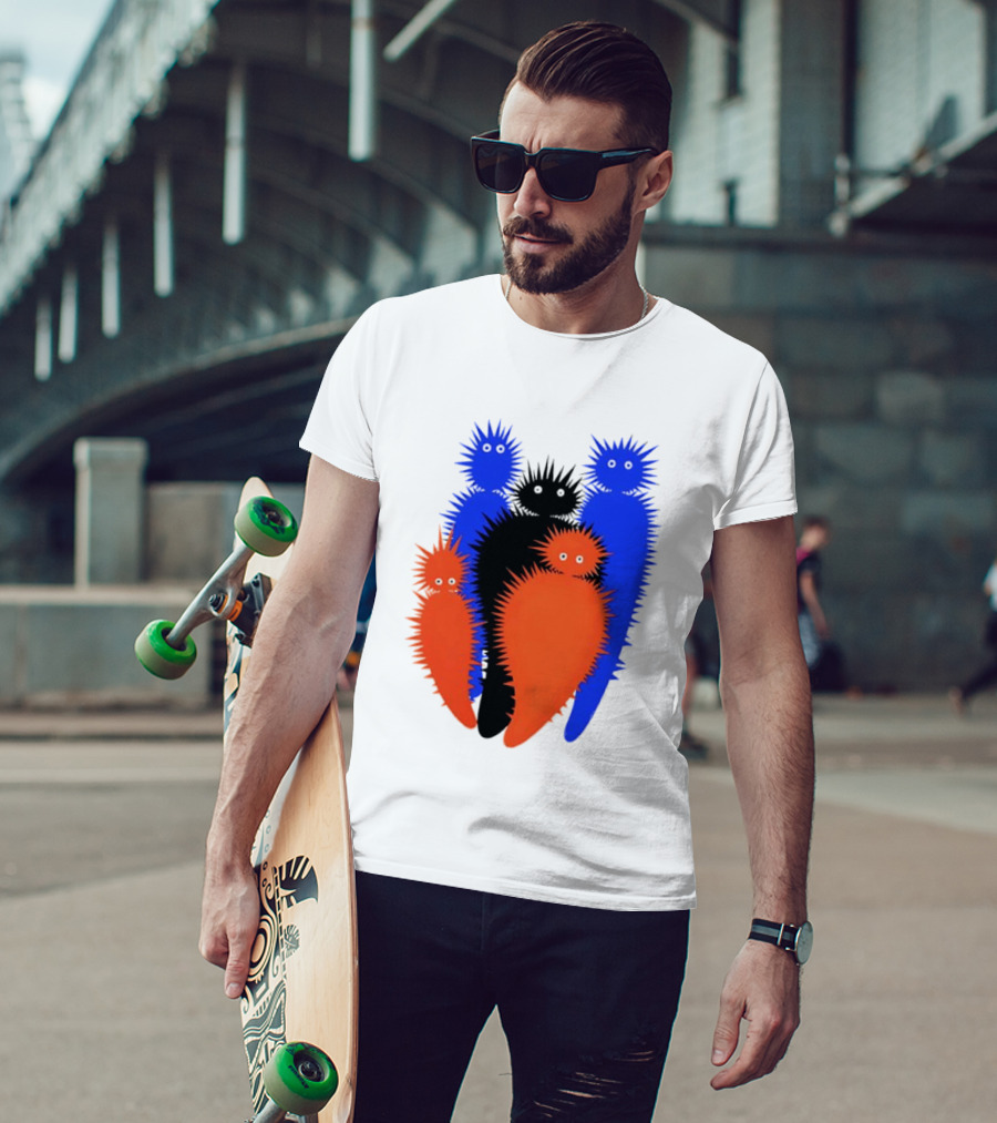 Hollerbaum And Schmidt Julius Klinger 1909 Spiky Colorful Creatures T-Shirt