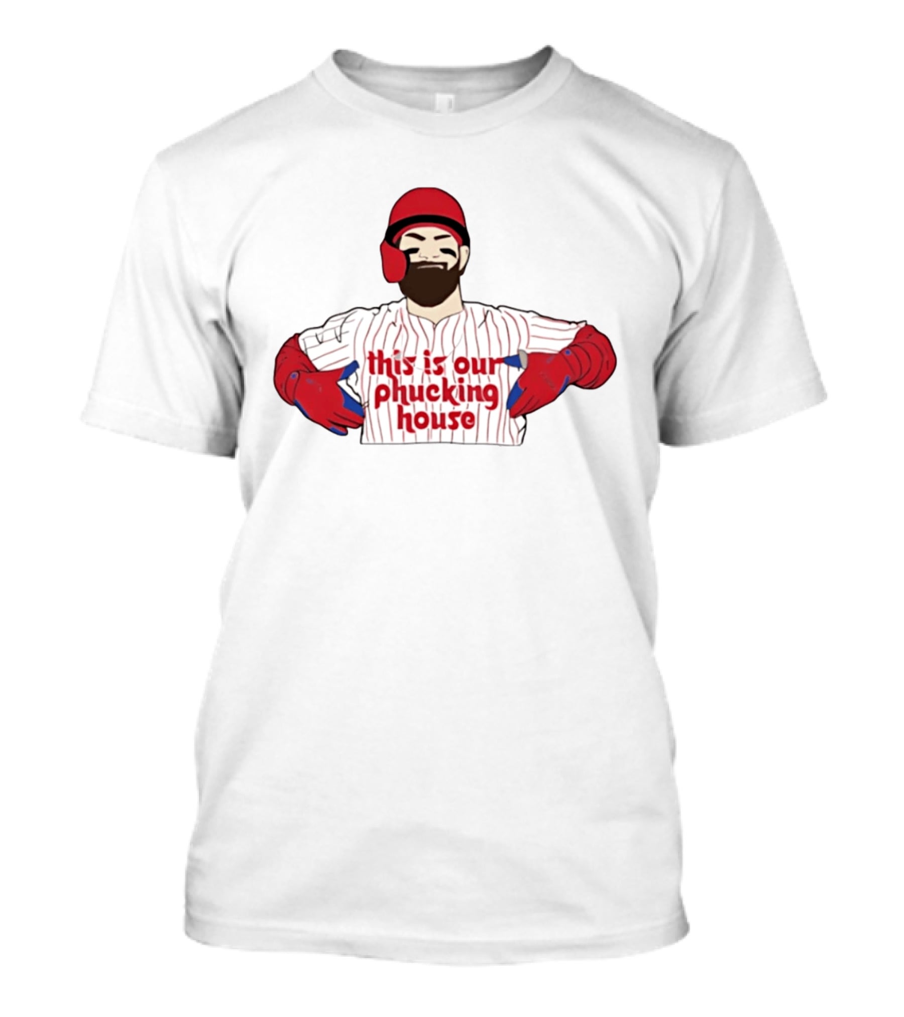 Philadelphia Phillies This Is Our Phucking House Baseball Player T-Shirt