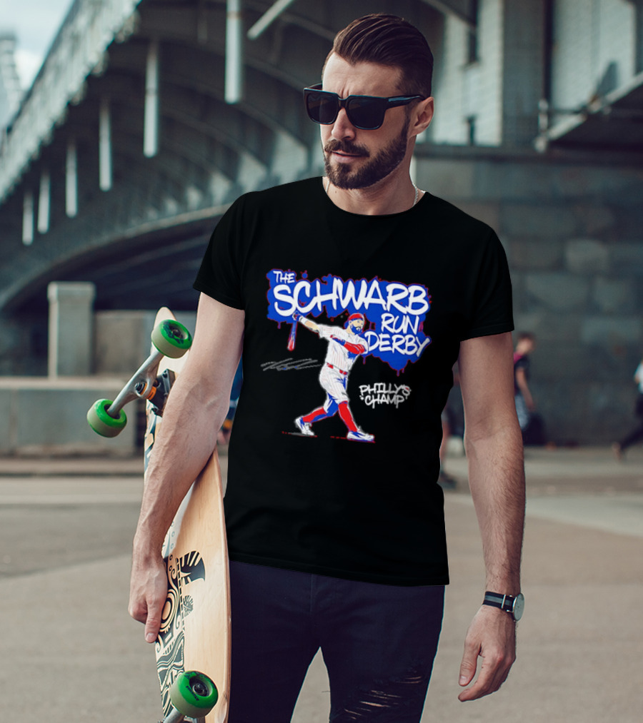 The Schwarb Run Derby Kyle Schwarber Philadelphia Phillies T-Shirt
