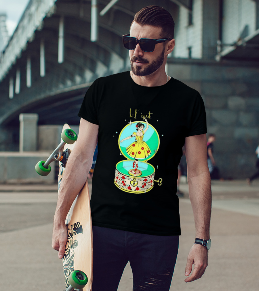 La Dispute Such Small Hands Ballerina Music Box Vintage Style Yellow Dress Flowers T-Shirt