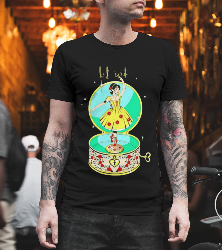 La Dispute Such Small Hands Ballerina Music Box Vintage Style Yellow Dress Flowers T-Shirt