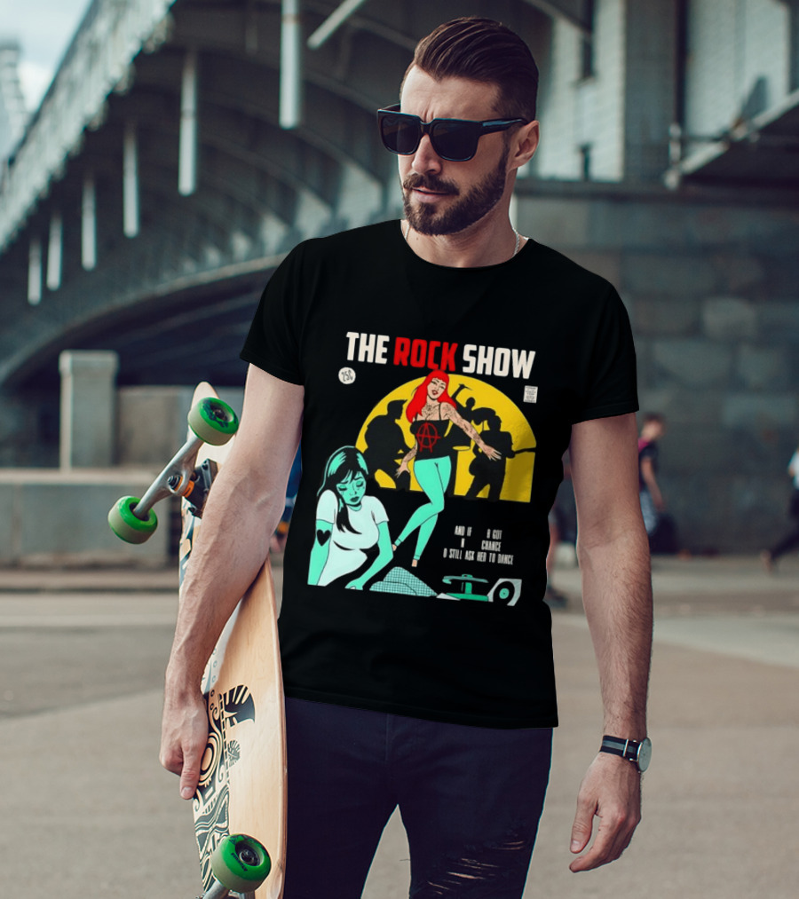 The Rock Show Comic Dance Chance Anarchy Girl Silhouette Scene T-Shirt