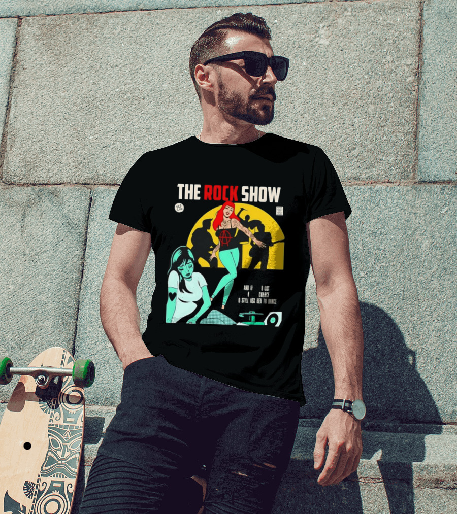 The Rock Show Comic Dance Chance Anarchy Girl Silhouette Scene T-Shirt