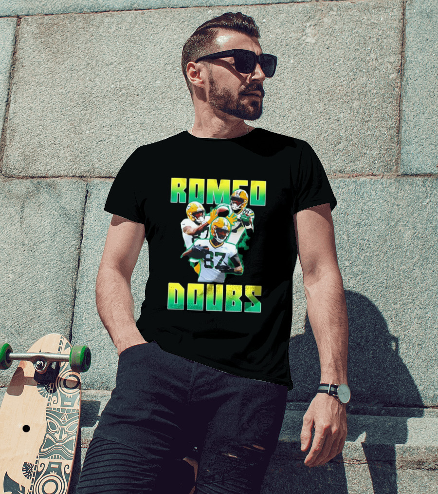 Green Bay Packers Football Romeo Doubs 87 Packers T-Shirt