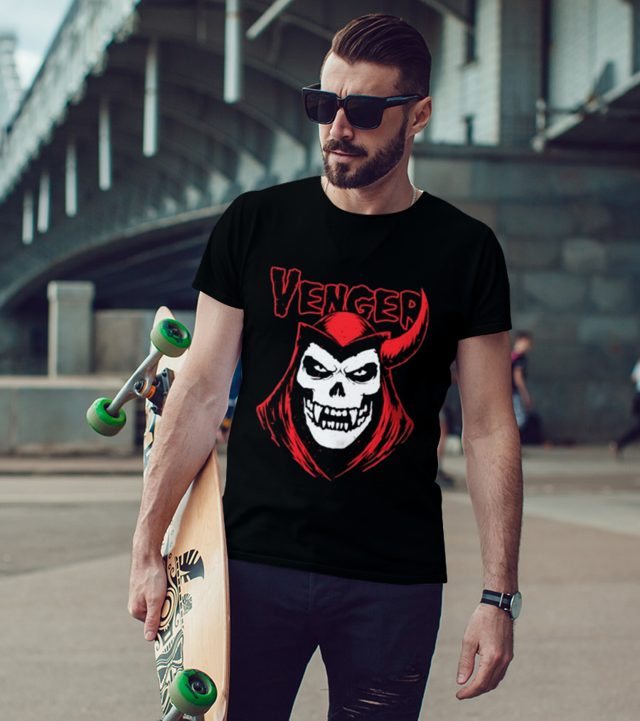 Venger Dungeons And Dragons Evil Villain Skull T-Shirt