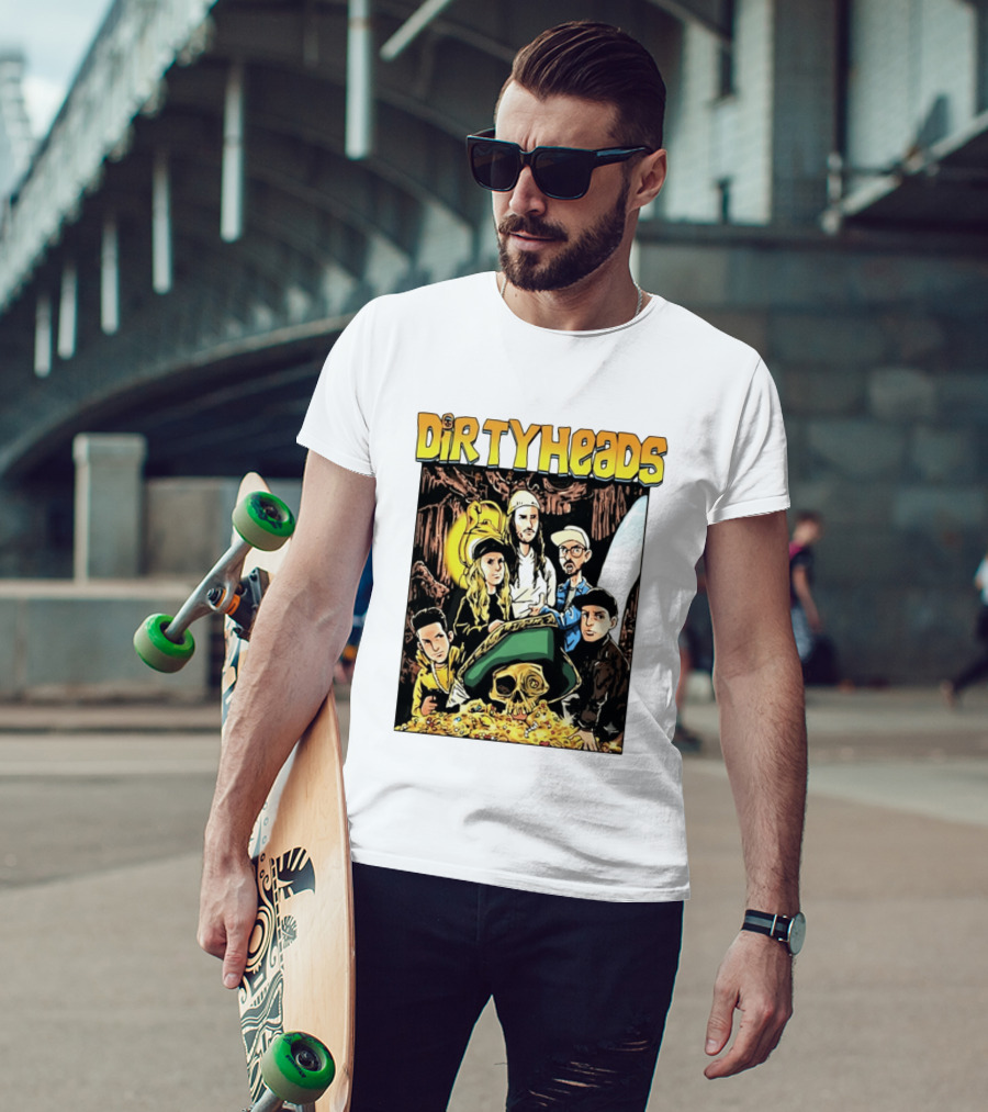 Dirty Heads Goonies Treasure Cave Adventure Tour 2024 T-Shirt