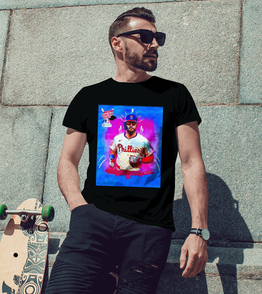 Philadelphia Phillies Kyle Schwarber 2024 Mobile Home Run Derby Highlights T-Shirt